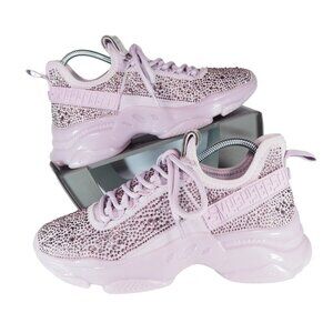 Steve Madden Pink/Lavendar Rhinestone Sneakers